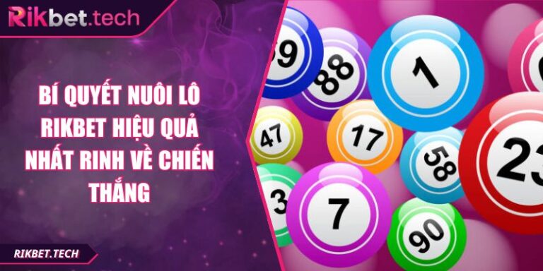 Bí Quyết Nuôi Lô RIKBET Hiệu Quả Nhất Rinh Về Chiến Thắng 3 Bí quyết nuôi lô RIKBET